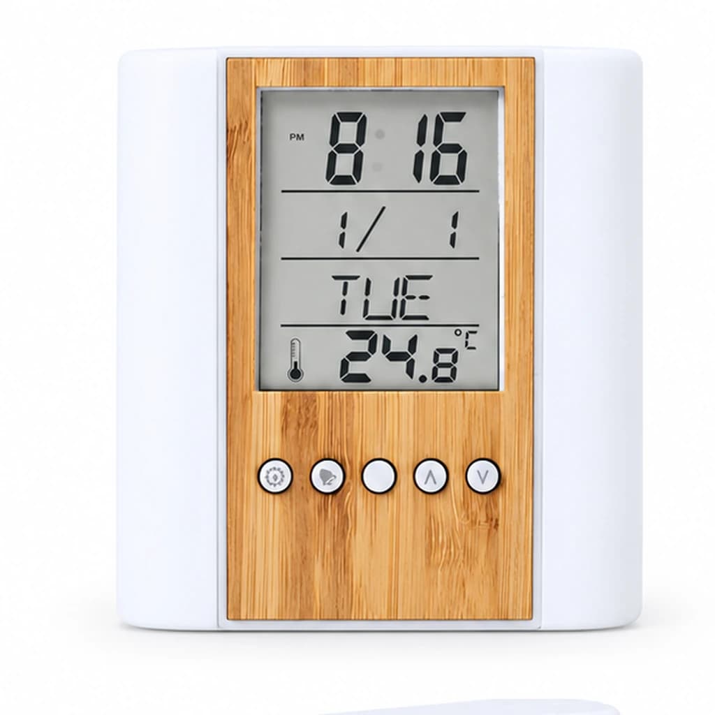 Portalápices con Reloj