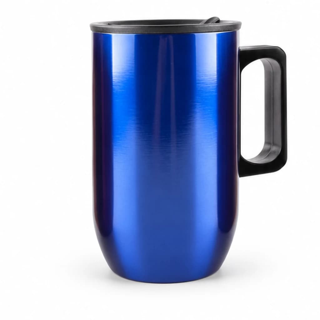 Taza corporativa azul: imagen 1