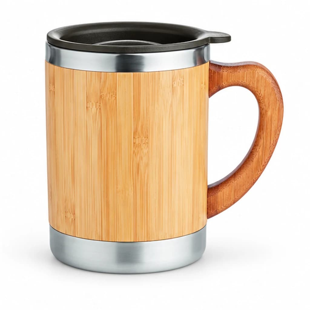 Taza de bambú con asa: imagen 2