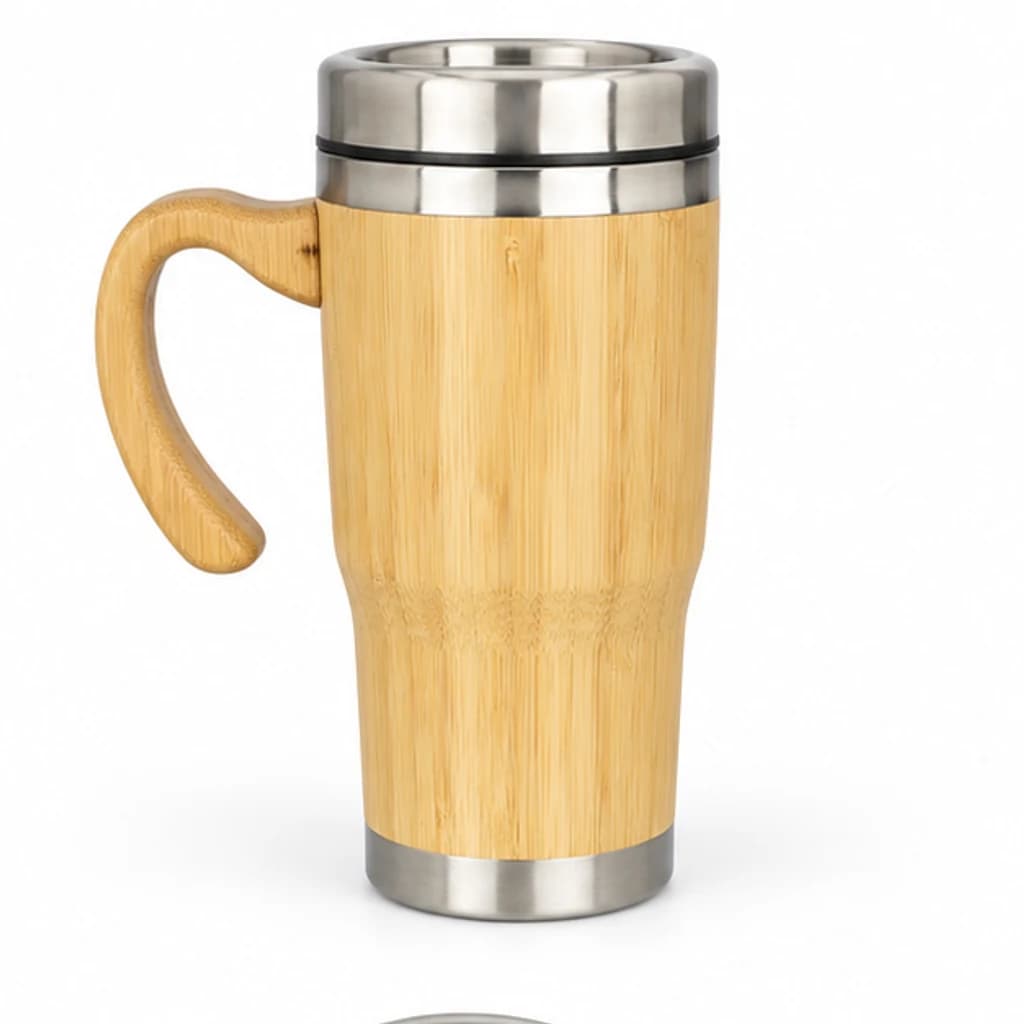 Taza de bambú con asa Eco: imagen 2