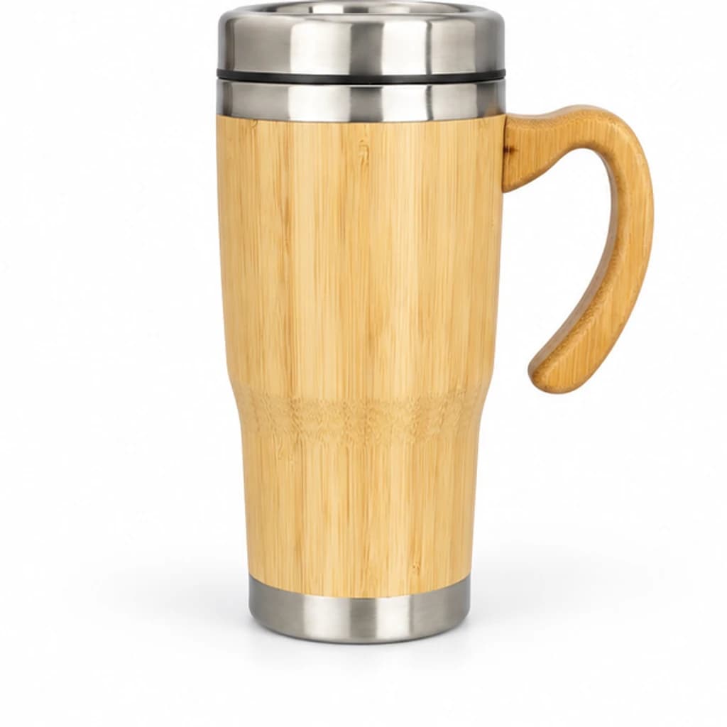 Taza de bambú con asa Eco: imagen 3