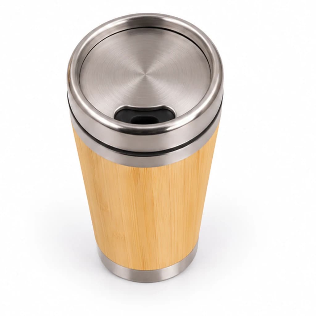Vaso de bambú y acero: imagen 4