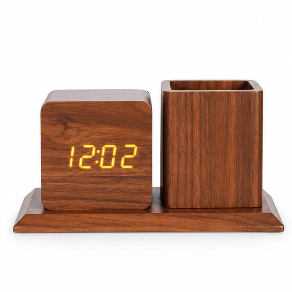 Reloj Digital de Madera
