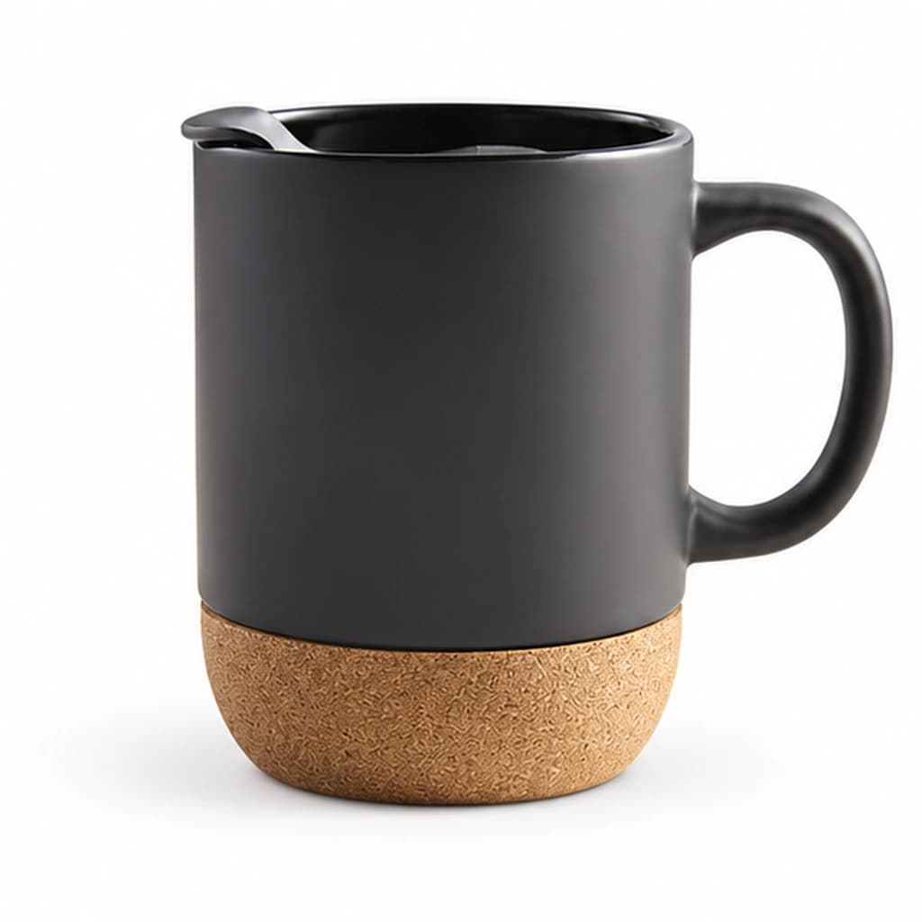 Taza con Base de Madera