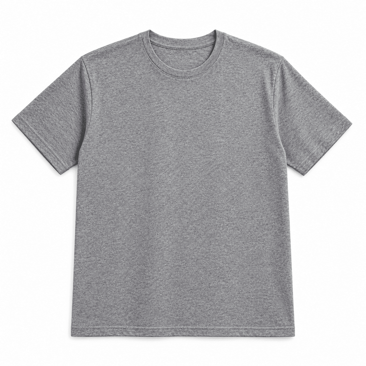Camiseta Heather de Cuello Redondo